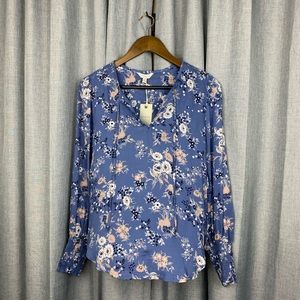 Lucky Brand Flowered Long-Sleeve Tunic